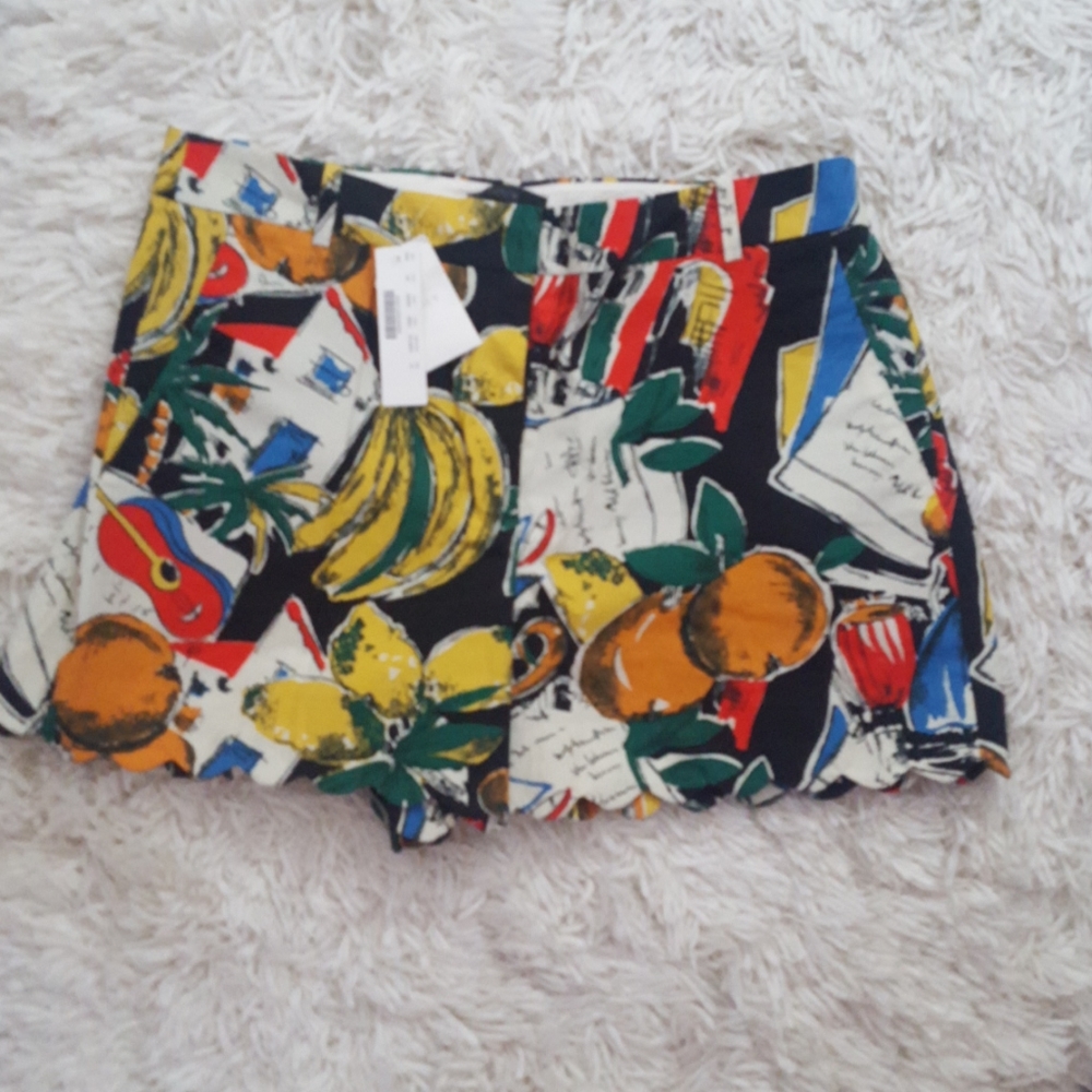 j. crew printed shorts